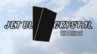 Jet Black Crystal 8001600Mm , 6001200Mm. Granites And Marbles
