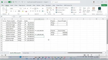 Master COUNTIF and SUMIF Functions in Excel: Efficient Data Analysis and Summarization