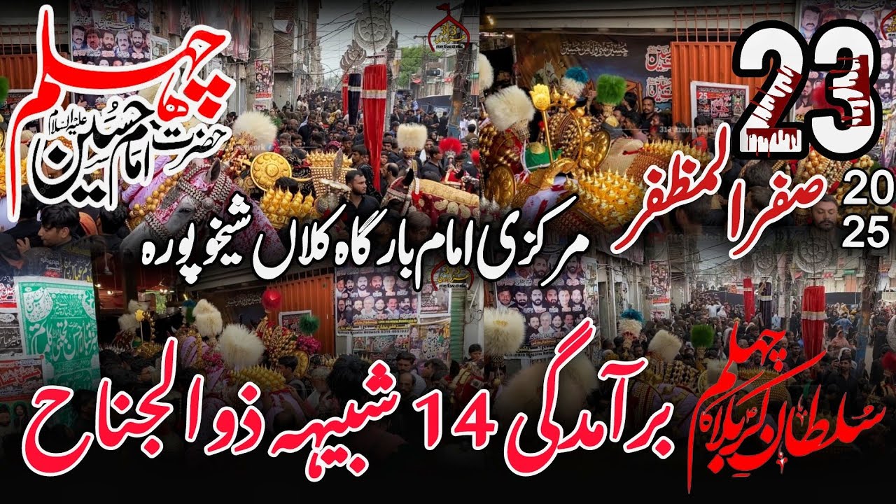 23 Safar 2025 | Bramdagi Zuljinah | Markazi Chehlum Sheikhpura | Imam Bargha Kalan Sheikhupura