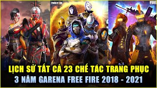 Free Fire | Lịch Sử Tất Cả 23 Vòng Quay Chế Tác Trang Phục Free Fire 2018 - 2021 | Rikaki Gaming