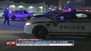 Three juveniles arrested for leading a short pursuit