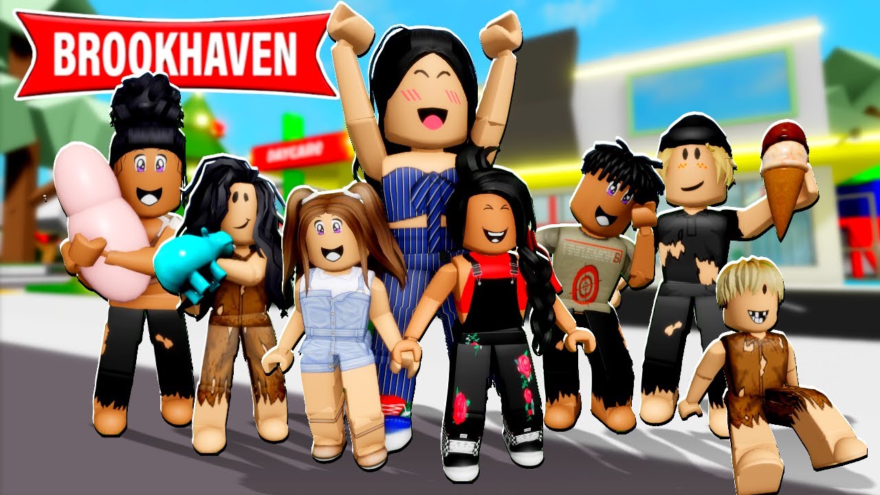 A MENINA REJEITADA POR SER DIFERENTE EM BROOKHAVEN 🏡RP Roblox historinha 