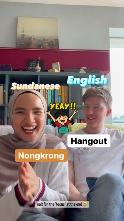 Irish learns Sundanese (one of the hundreds spoken languages in Indonesia)