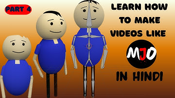 Part 4 of How to Make Videos Like “Make Joke of “ series Copy & Modify Cartoon Character!! #blender