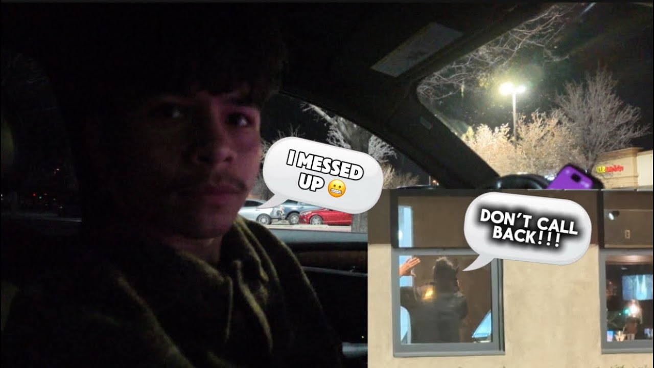 HE CRASHED OUT  (prank calling fast food restaurants )