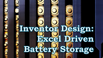 Inventor Design: Excel Driven Battery Storage Box