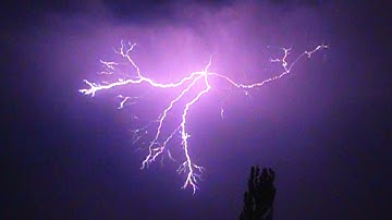 Lightning Strikes in super slow motion - 1000fps