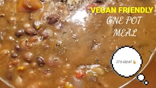 HIGH PROTEIN VEGAN FRIENDLY ONE POT MEAL