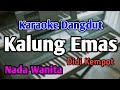 KALUNG EMAS - KARAOKE || NADA WANITA CEWEK || Didi Kempot || Audio HQ || Live Keyboard