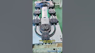 8 station chain circular guide rail conveyor, customized circular track circulation conveyor system