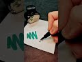 This Dark Green Ink Is Awesome! ✒️ #fountainpen #fountainpens #handwriting #fountainpenaddict #ink