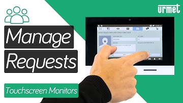 How to Manage New Contact Requests - Urmet VOG7 & Basic Touchscreens
