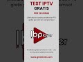 ¿Cómo obtener IPTV GRATIS por 24 HORAS? (IBO Player) 🚀 #SinCortes #IPTVEstable #NoBuffering #tv