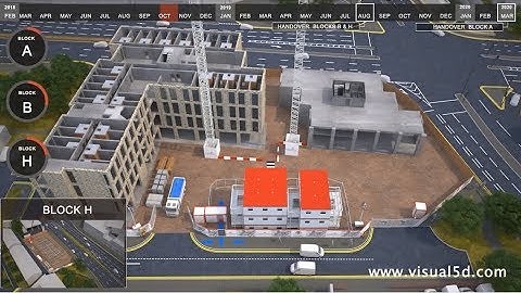 4d construction schedule animation
