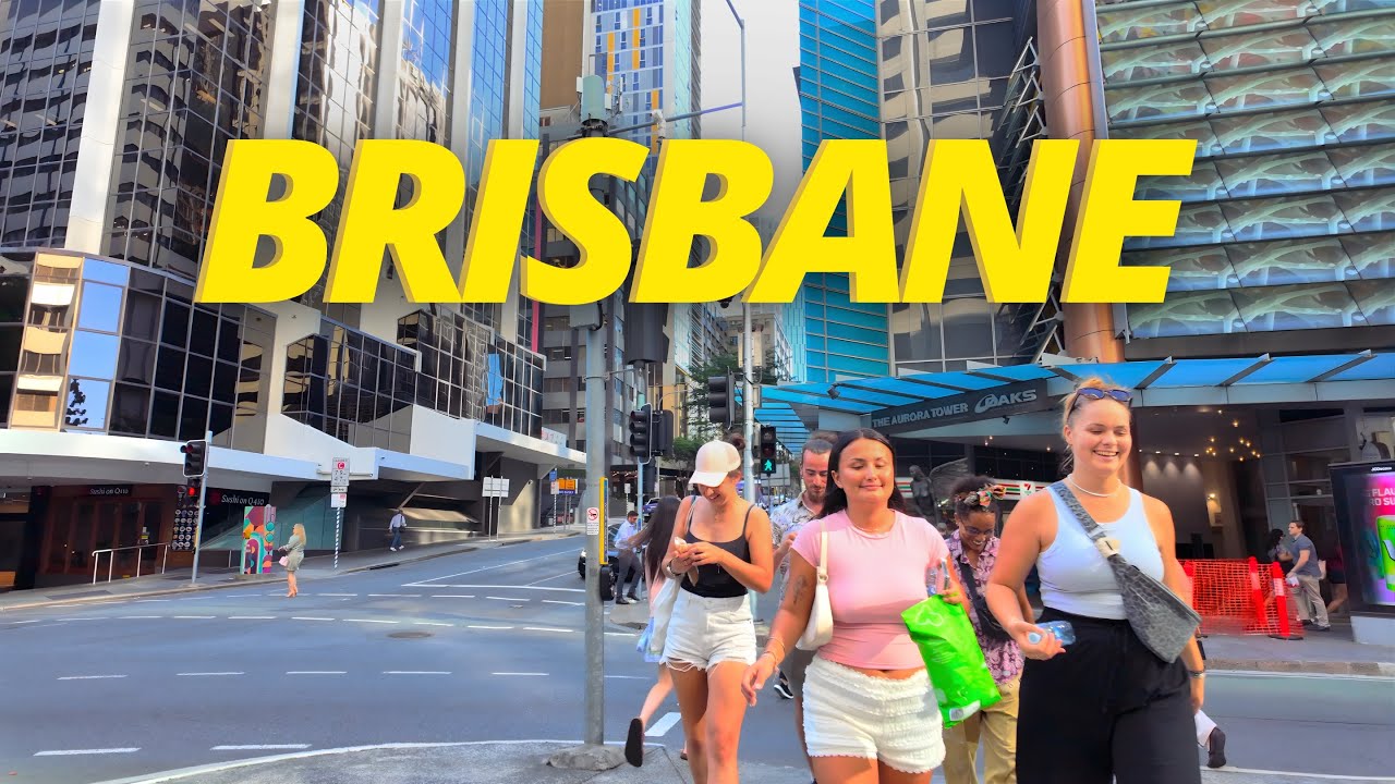 Brisbane 4K Walking Tour and River Cruise 🎥🚶‍♂️🛥️