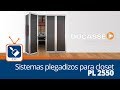 Cómo instalar un closet con sistema plegable PL-2550 Ducasse