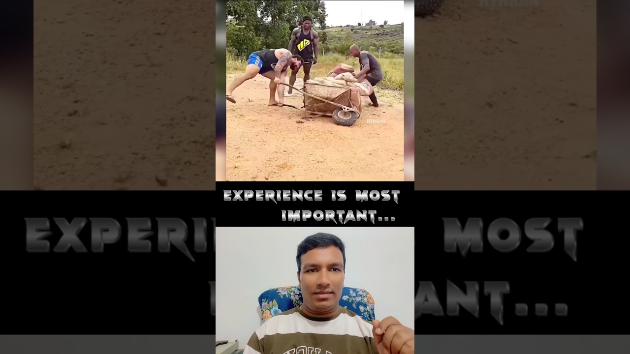 Experience is most important…#shorts #shortsfeed #reels #kthran