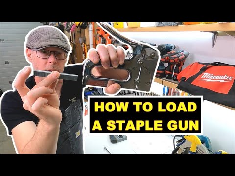How To Load Staples In a Staple Gun?