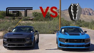 2024 Ford Mustang GT vs. 2024 Mustang Dark Horse - Engine Power & Performance Comparison
