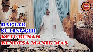 Daftar Sulinggih Keturunan Bendesa Manik Mas | Pratisentana Bandesa Manik Mas