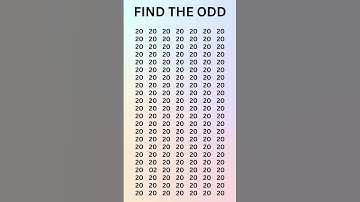 🧠 Can You Find the Odd Number Out with in 10 seconds?! 🔍#shorts #trending