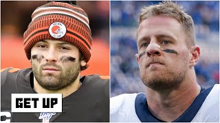 Reacting to Baker Mayfield & J.J. Watt's social media comments about kneeling | Get Up