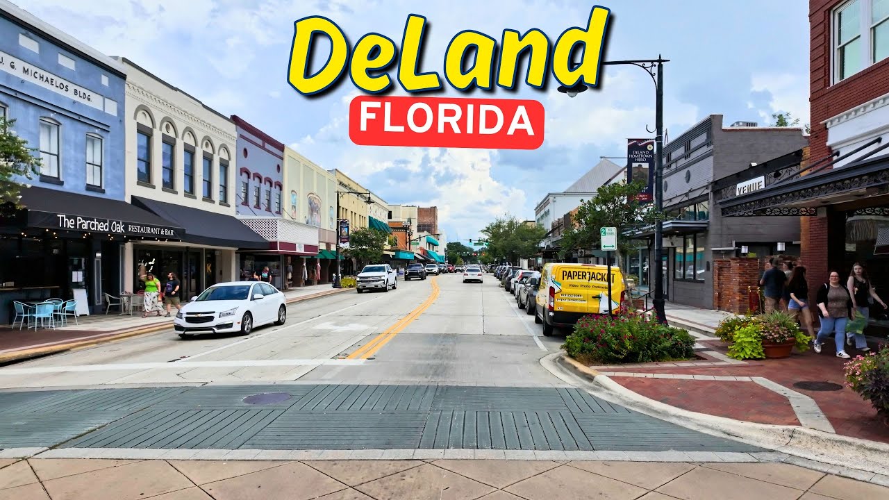 Driving Through DeLand, Florida – Historic Charm & Scenic Views