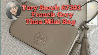 Tory Burch 67303 Thea Mini Bag French Gray
