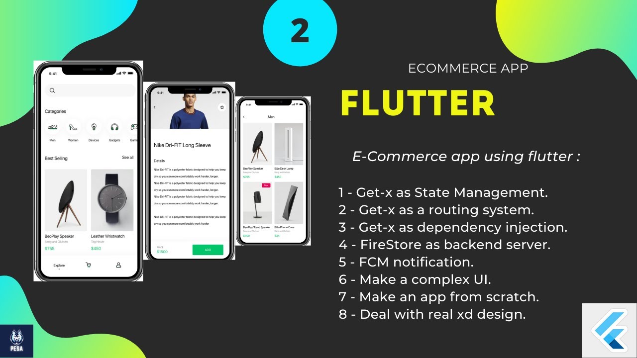 Flutter E-Commerce App Using Getx، Firebase, and MVVM Login UI part 1 ...