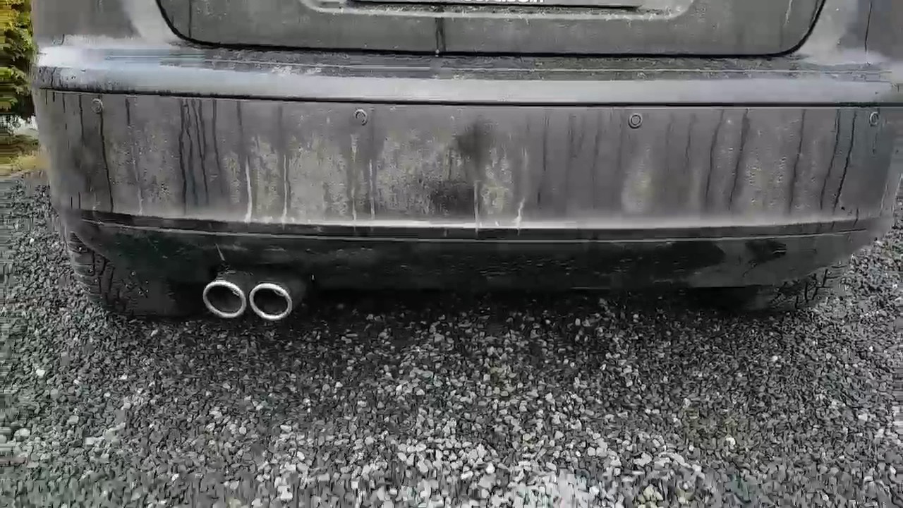 Audi A3 8P 2.0tfsi muffler delete exhaust YouTube