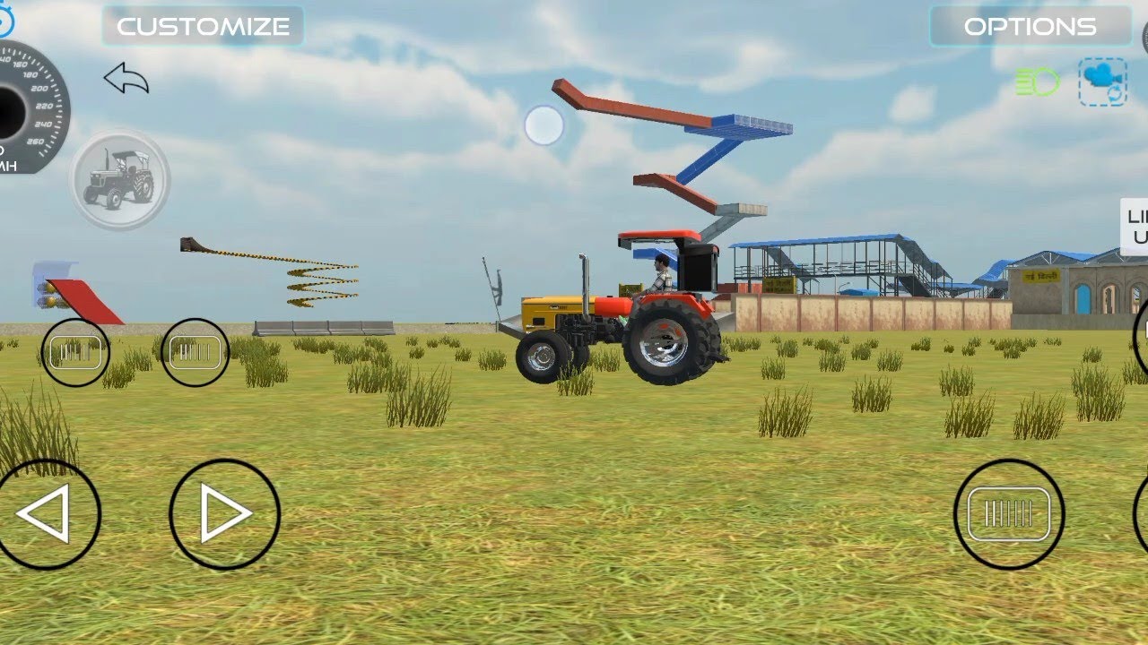 Indian vehicles simulator 3D game 🎮 [tractor stand] 