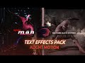 AE LEVEL TEXT EFFECTS PACK | ALIGHT MOTION (preset + xml)