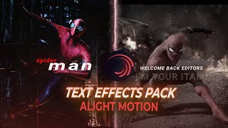 Ae Level Text Effects Pack  Alight Motion preset  Xml
