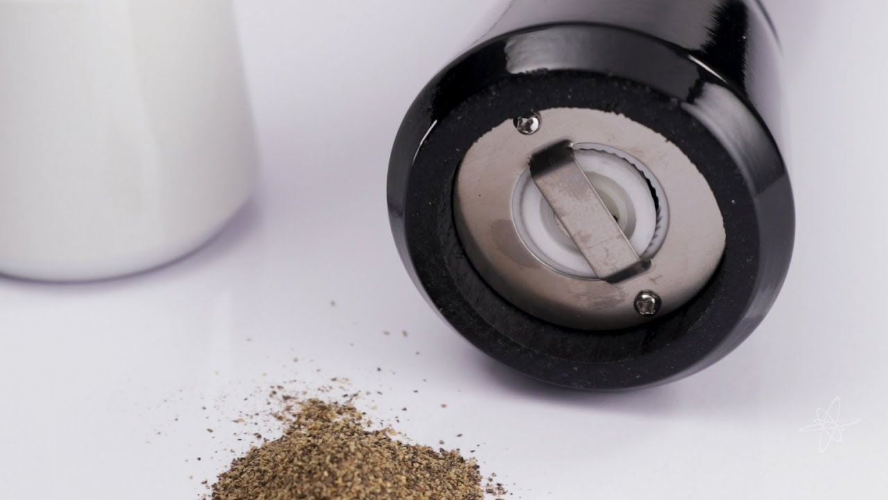 2pc Kamenstein 8” Salt & Pepper Mill Set w/ Ceramic Grinder YouTube