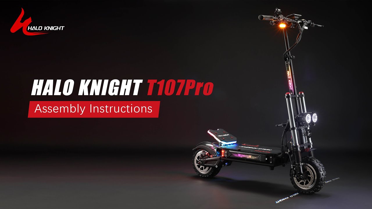 Unboxing & Assembly of the HALO KNIGHT T107Pro Electric Scooter (2025)