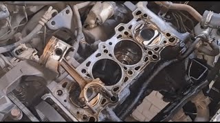 Match Highlights engine repair Mazda 323 BG 1.6i 16V (replacing piston rings)