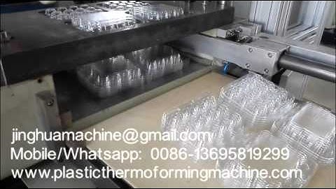 Egg Tray Box Automatic Thermoforming Machine Within Cutting and stacking device