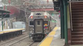 New Jersey transit train bi multilevel double decker part 1