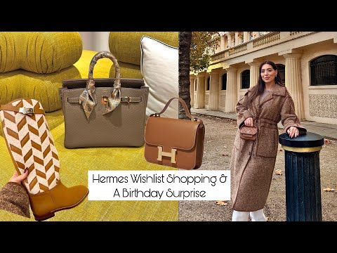 Weekend Vlog Renewing My Hermes Wishlist Shopping Birthday Surprise Unboxings