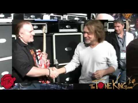 NAMM 2013 : TTK meets EDDIE VAN HALEN @ the EVH Booth!  TOTAL SUPRISE!  Starstruck & AWESOME!