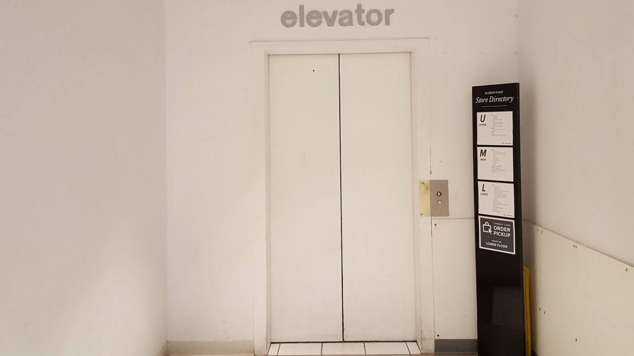 Slow Otis Hydraulic Elevator Hudson S Bay Fairview Park