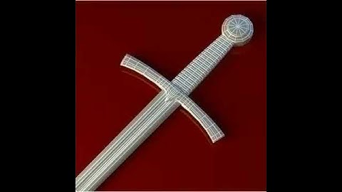 3D Model Medieval Sword Review
