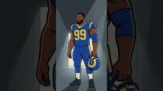 Aaron Donald is thinking about