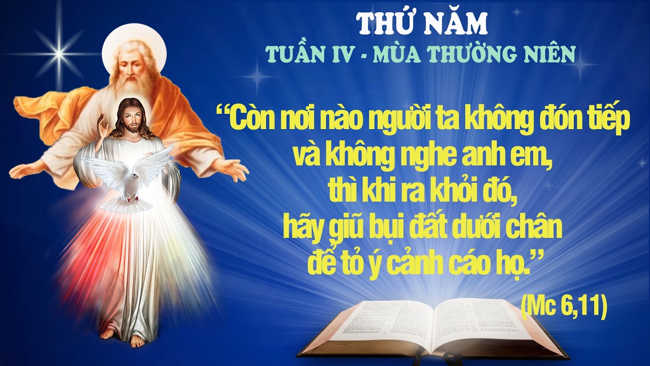 THỨ NĂM - TUẦN IV THƯỜNG NIÊN (Mc 6:7-13) - LỜI CHÚA CHO MỌI NGƯỜI 