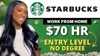 STARBUCKS WORK FROM HOME | NO PHONES REMOTE JOBS | HIRING NOW
