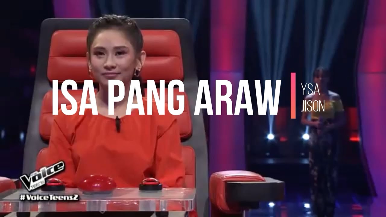Ysa Jison - Isa Pang Araw with Lyrics | Blind Audition | The Voice Teens Philippines 2020