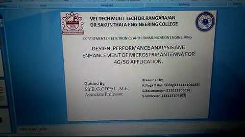 DESIGN, PERFORMANCE ANALYSIS AND ENHANCEMENT OF   MICROSTRIP ANTENNA FOR 4G/5G APPLICATION