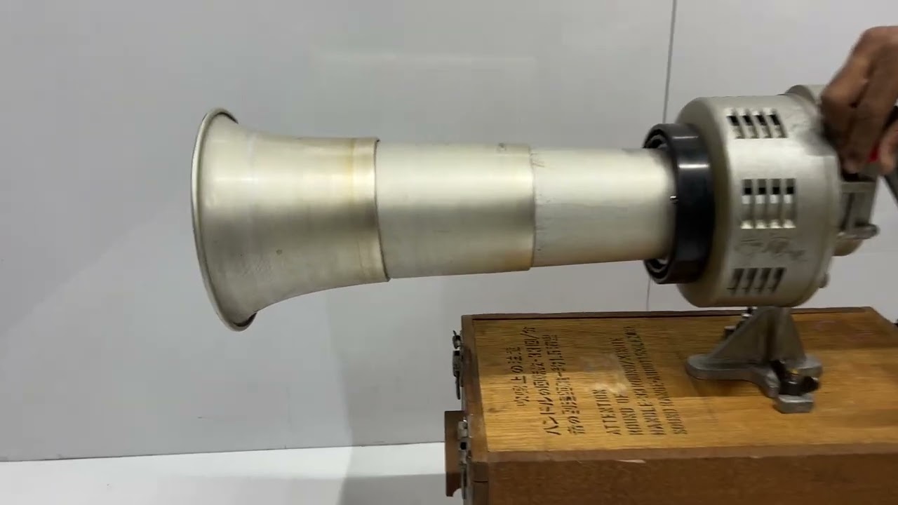 Made in Japan Tokyo Siren Co. Ltd. Nautical Antique SH - 180 Type Ship Fog Horn #foghorn #hornsound