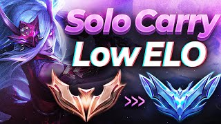How to EASILY SOLO CARRY with Katarina in Low ELO | Bronze to Diamond #2