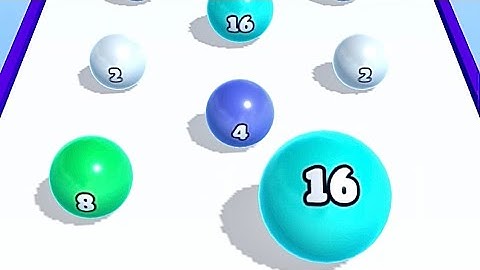 Ball Merge 2048 - All Levels Gameplay part ( 1 ) IOS, Android
